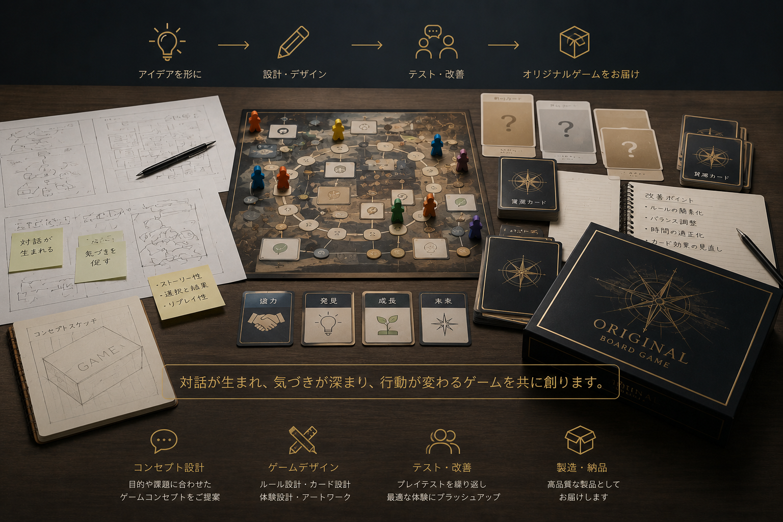 コンテンツ開発の様子